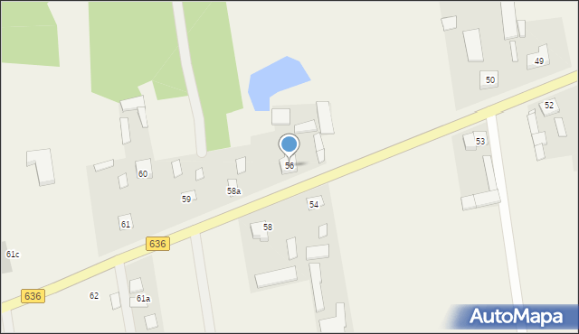 Kozły, Kozły, 56, mapa Kozły