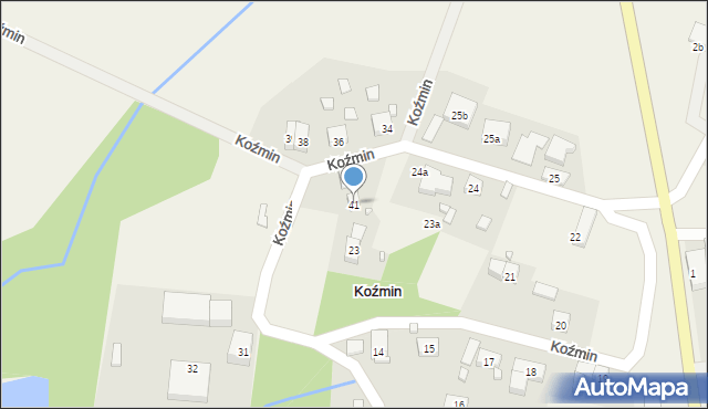 Koźmin, Koźmin, 41, mapa Koźmin