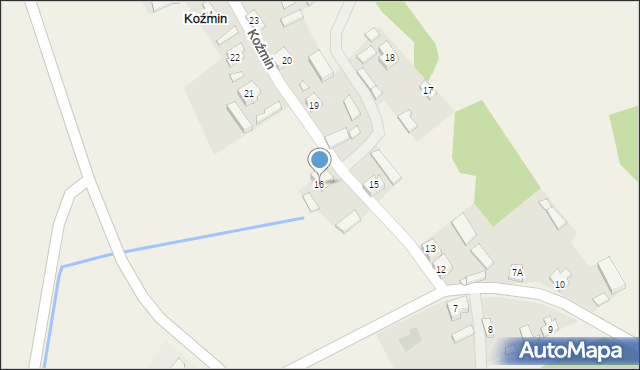 Koźmin, Koźmin, 16, mapa Koźmin