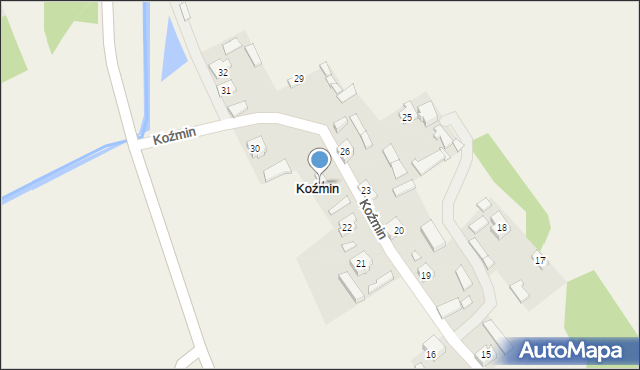 Koźmin, Koźmin, 24, mapa Koźmin