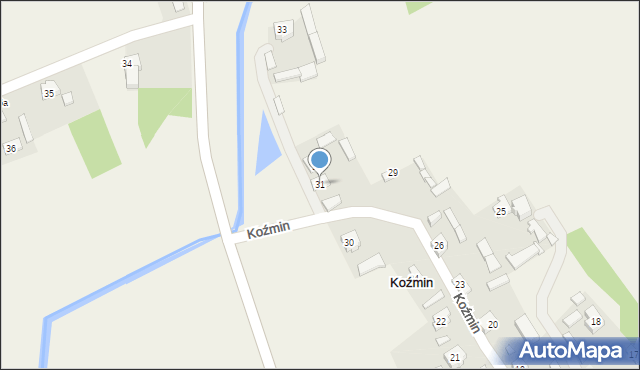 Koźmin, Koźmin, 31, mapa Koźmin