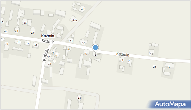 Koźmin, Koźmin, 4, mapa Koźmin