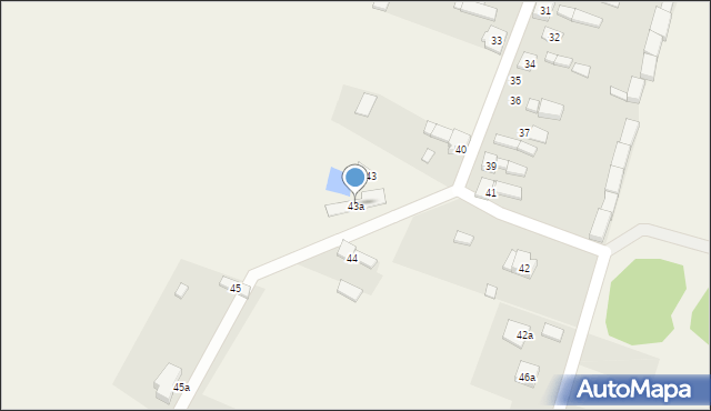 Koźniewice, Koźniewice, 43a, mapa Koźniewice