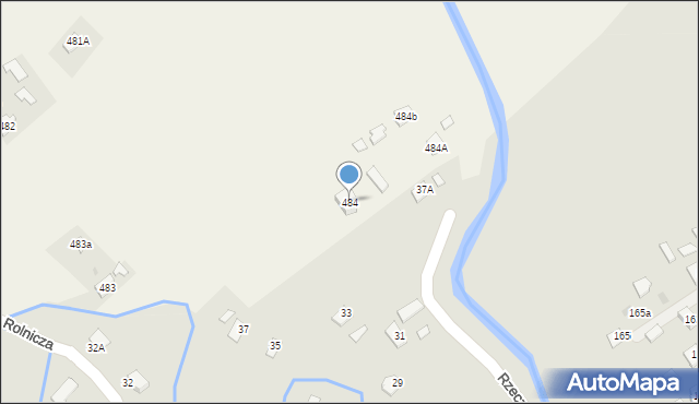 Kozodrza, Kozodrza, 484, mapa Kozodrza