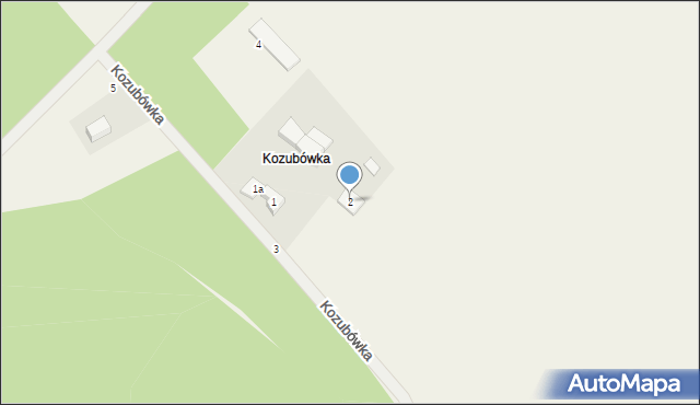 Kozubówka, Kozubówka, 2, mapa Kozubówka