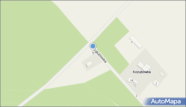 Kozubówka, Kozubówka, 5, mapa Kozubówka