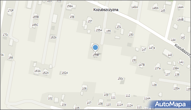 Kozubszczyzna, Kozubszczyzna, 155B, mapa Kozubszczyzna