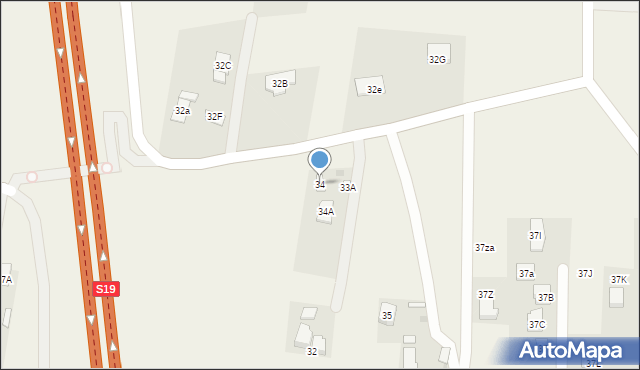 Kozubszczyzna, Kozubszczyzna, 34, mapa Kozubszczyzna