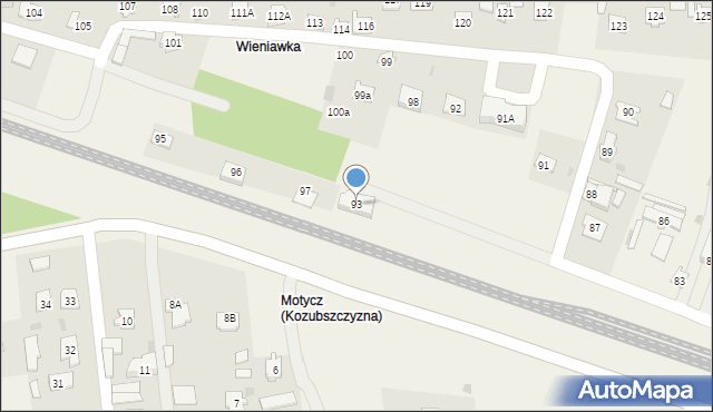 Kozubszczyzna, Kozubszczyzna, 93, mapa Kozubszczyzna