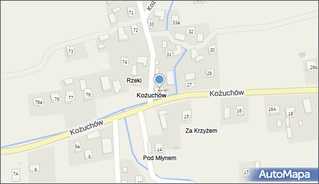 Kożuchów, Kożuchów, 29, mapa Kożuchów