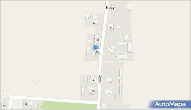 Kozy, Kozy, 46/2, mapa Kozy