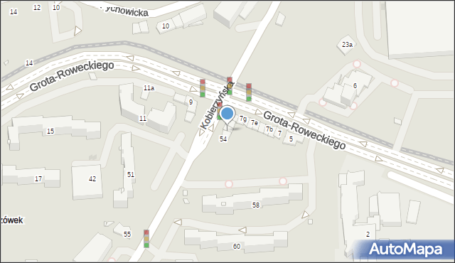 Kraków, Kobierzyńska, 54a, mapa Krakowa