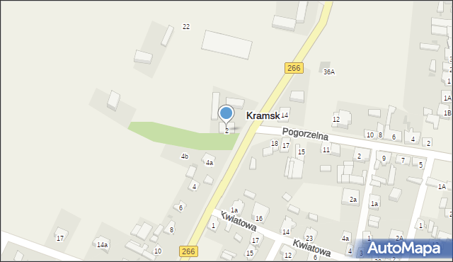 Kramsk, Konińska, 2, mapa Kramsk