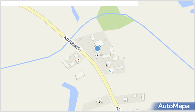 Kraśniczyn, Kościuszki Tadeusza, gen., 5, mapa Kraśniczyn