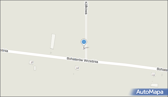 Krasnystaw, Kółkowa, 24, mapa Krasnystaw