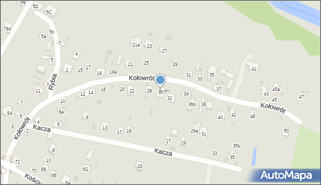 Krasnystaw, Kołowrót, 30, mapa Krasnystaw