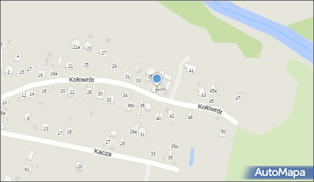 Krasnystaw, Kołowrót, 37, mapa Krasnystaw