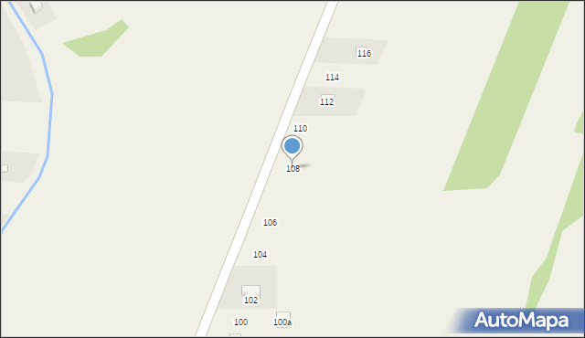 Kroczyce, Kopernika Mikołaja, 108, mapa Kroczyce