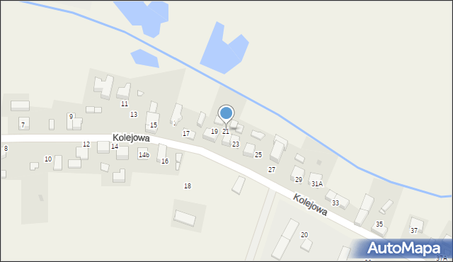 Krośnice, Kolejowa, 21, mapa Krośnice