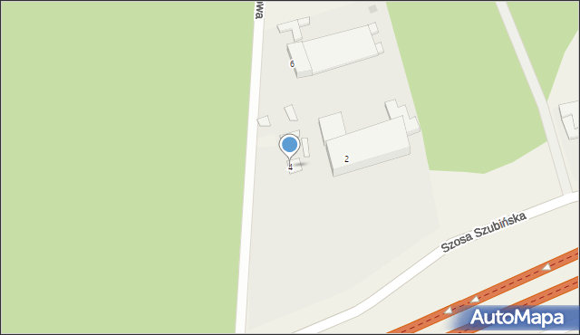 Kruszyn Krajeński, Kolejowa, 4, mapa Kruszyn Krajeński