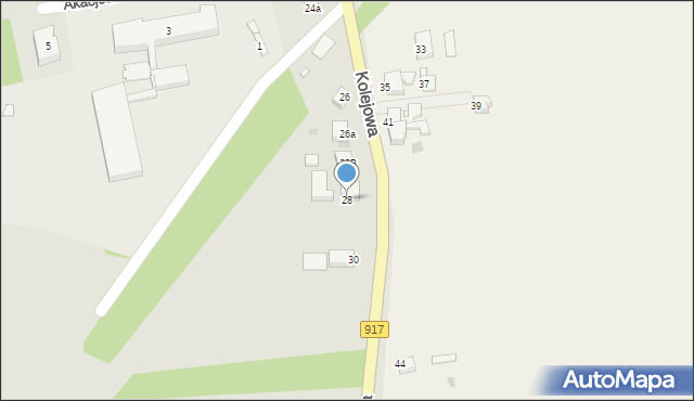 Krzanowice, Kolejowa, 28, mapa Krzanowice