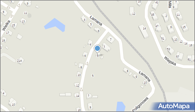 Kwidzyn, Kolista, 3, mapa Kwidzyn