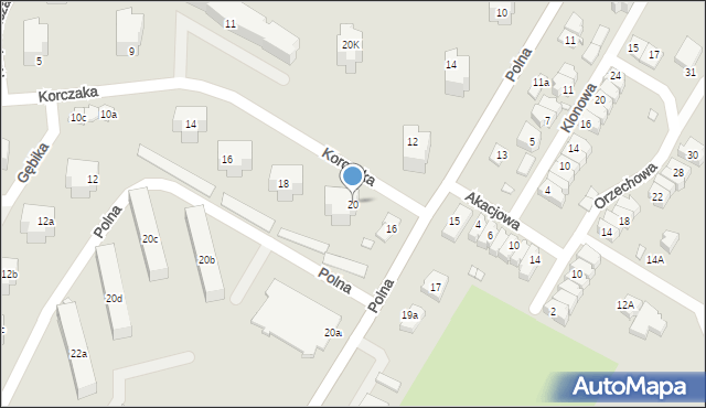 Kwidzyn, Korczaka Janusza, 20, mapa Kwidzyn