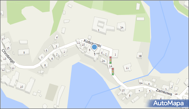 Łagów, Kościuszki Tadeusza, gen., 5, mapa Łagów