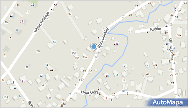 Łańcut, Konopnickiej Marii, 17, mapa Łańcut