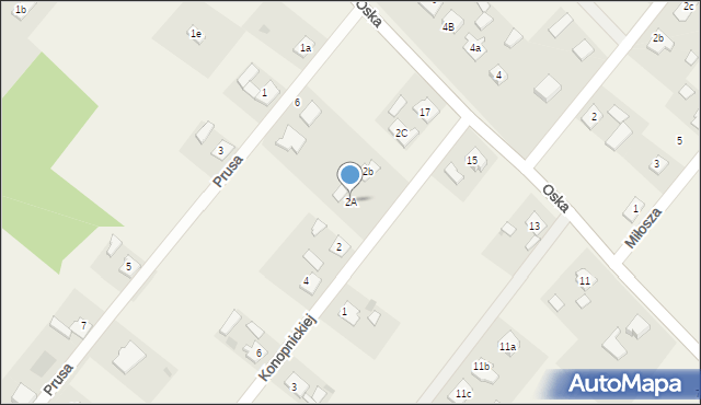 Laskowice, Konopnickiej Marii, 2A, mapa Laskowice