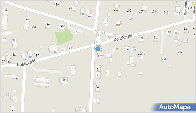 Łazy, Konopnickiej Marii, 3, mapa Łazy