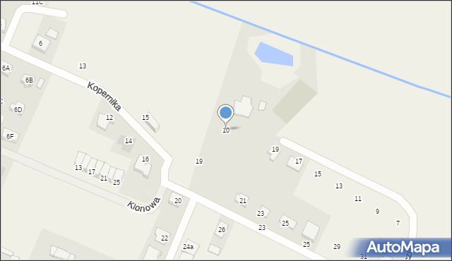 Lędziny, Kopernika Mikołaja, 10, mapa Lędziny