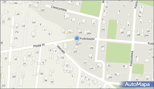Legionowo, Kościuszki Tadeusza, gen., 161, mapa Legionowo