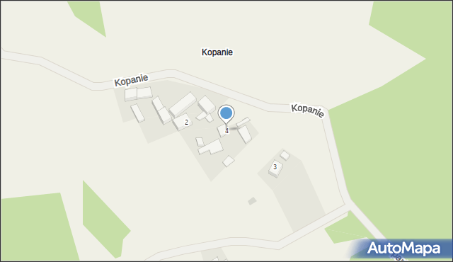 Leszno Dolne, Kopanie, 4, mapa Leszno Dolne