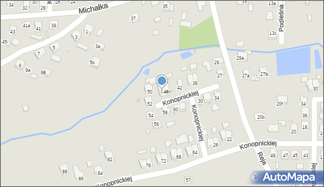 Leżajsk, Konopnickiej Marii, 48, mapa Leżajsk