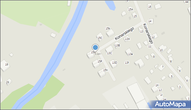Lidzbark Warmiński, Konarskiego Stanisława, 15e, mapa Lidzbark Warmiński