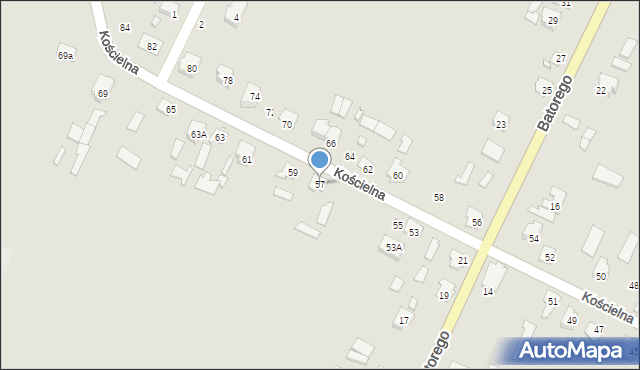 Lipsk, Kościelna, 57, mapa Lipsk