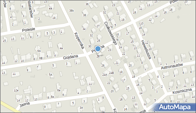 Lubartów, Kopernika Mikołaja, 28, mapa Lubartów