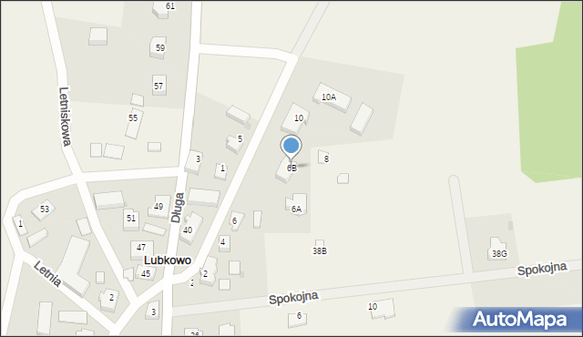 Lubkowo, Kościelna, 6B, mapa Lubkowo