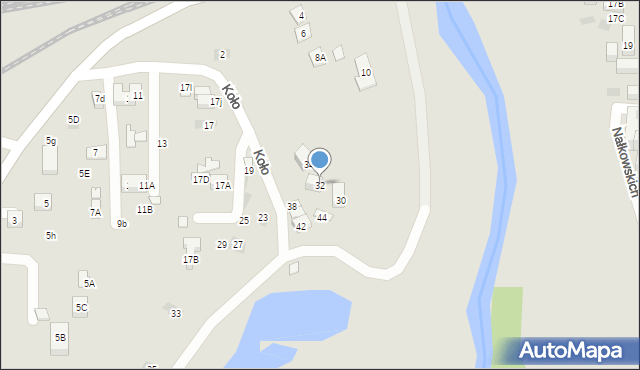 Lublin, Koło, 32, mapa Lublina