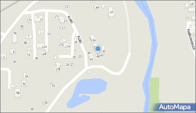 Lublin, Koło, 44, mapa Lublina