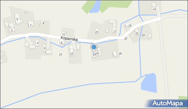 Lubnów, Kopernika Mikołaja, 14, mapa Lubnów