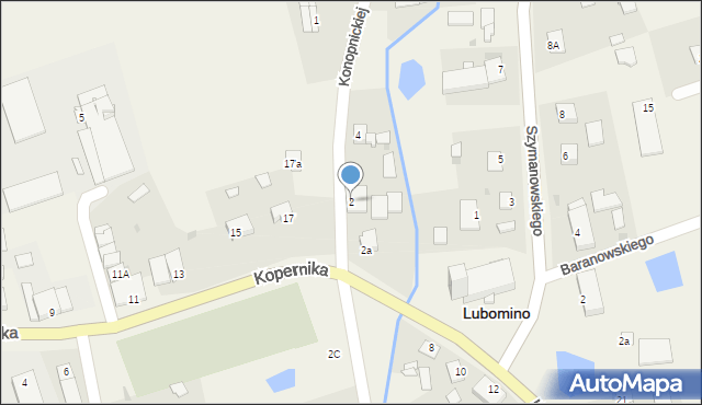 Lubomino, Konopnickiej Marii, 2, mapa Lubomino