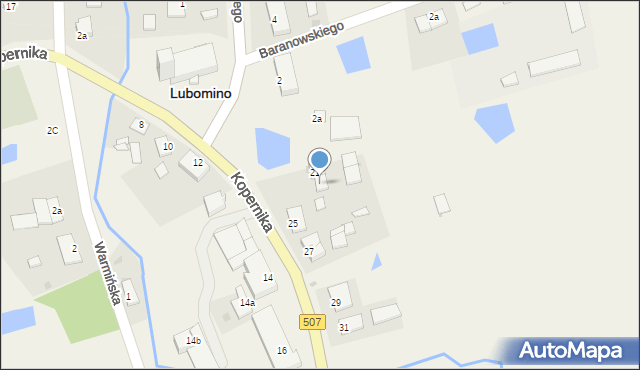 Lubomino, Kopernika Mikołaja, 23, mapa Lubomino