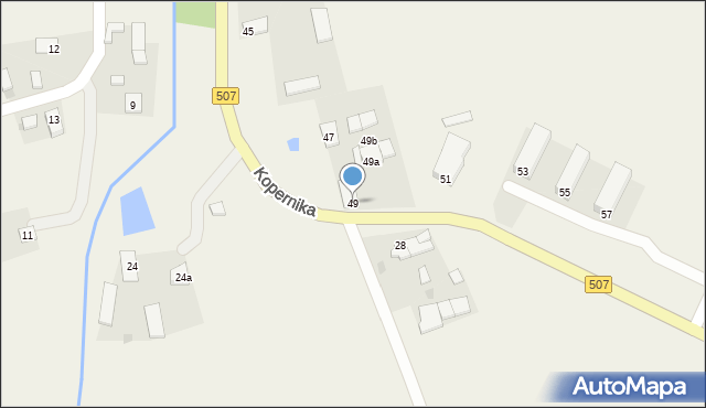 Lubomino, Kopernika Mikołaja, 49, mapa Lubomino