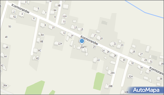 Marklowice, Kormoranów, 16A, mapa Marklowice