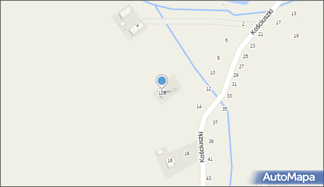 Masłomiąca, Kościuszki Tadeusza, gen., 12B, mapa Masłomiąca