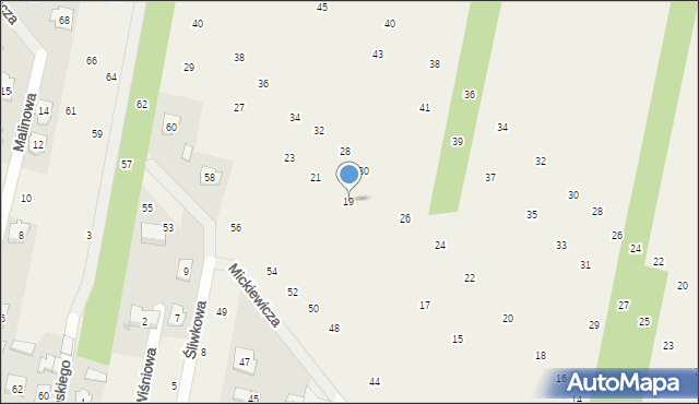 Maszewo Duże, Konopnickiej Marii, 19, mapa Maszewo Duże