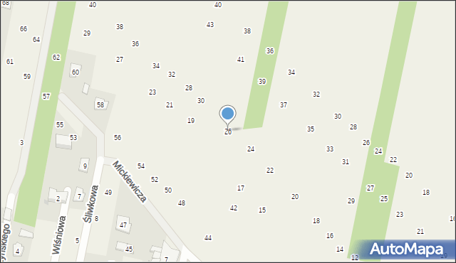 Maszewo Duże, Konopnickiej Marii, 26, mapa Maszewo Duże