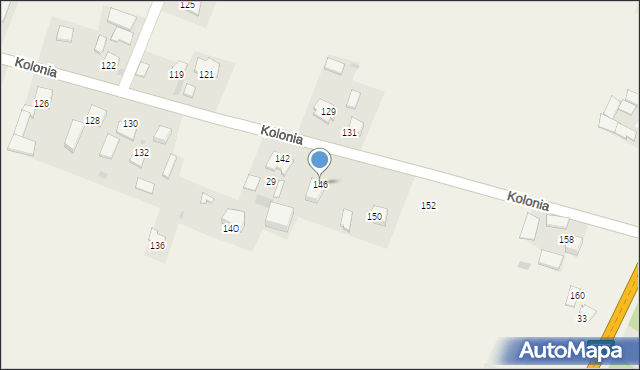 Maszków, Kolonia, 146, mapa Maszków